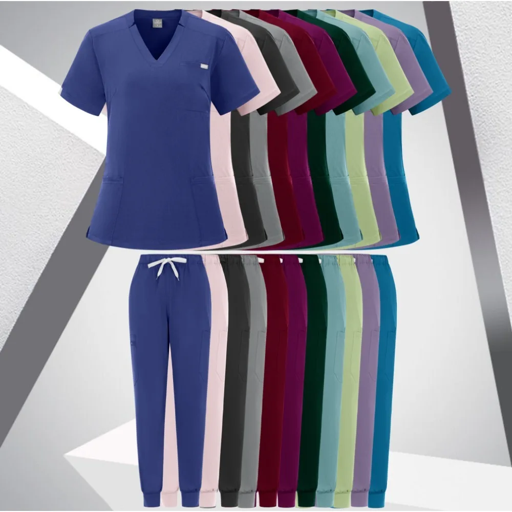 Hospital Dental Clinic Work Wear Doctor Operating Room Nurse Clothing Short Sleeved Beauty Salon Spa Scrub Sets Pharmacy Uniform 
Hospital Dental Clinic Work Wear Doctor Operating Room Nurse Clothing Short Sleeved Beauty Salon Spa Scrub Sets Pharmacy Uniform