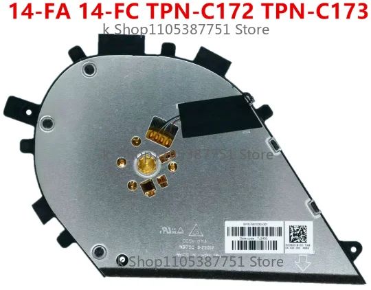 New Laptop CPU Cooling Fan For HP ENVY 14-fa-fc-FA-FC TPN-C172 C173 N91030-001
New Laptop CPU Cooling Fan For HP ENVY 14-fa-fc-FA-FC TPN-C172 C173 N91030-001