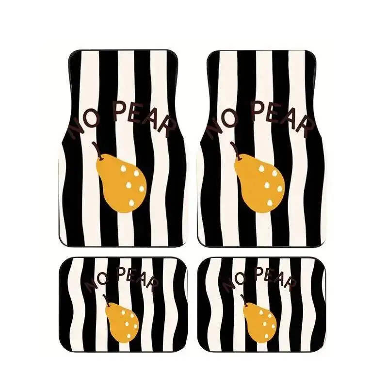 4Pcs Pear Print No Pear Car Floor Mats Non-Slip Waterproof Universal Foot Pads For Car Accessories For Sedan SUV Suit Gift
4Pcs Pear Print No Pear Car Floor Mats Non-Slip Waterproof Universal Foot Pads For Car Accessories For Sedan SUV Suit Gift