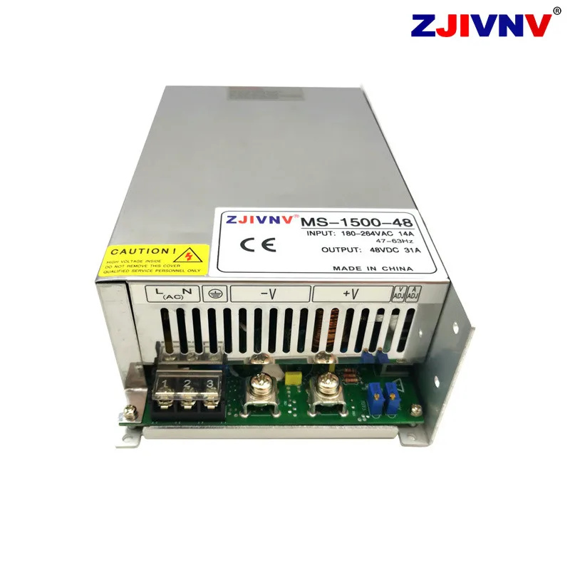 1500W Switching Power Supply smps voltage and current adjustable regulated power supply 220VAC-DC24V 36V 48V 60V 72V 80V MS-1500
1500W Switching Power Supply smps voltage and current adjustable regulated power supply 220VAC-DC24V 36V 48V 60V 72V 80V MS-1500