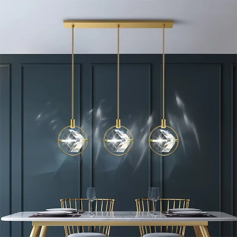Nordic Crystal Pendent lamp Modern Bedroom Bedside Lamp Personalized creativity LED Restaurant Bar Aisle Chandelier
Nordic Crystal Pendent lamp Modern Bedroom Bedside Lamp Personalized creativity LED Restaurant Bar Aisle Chandelier
