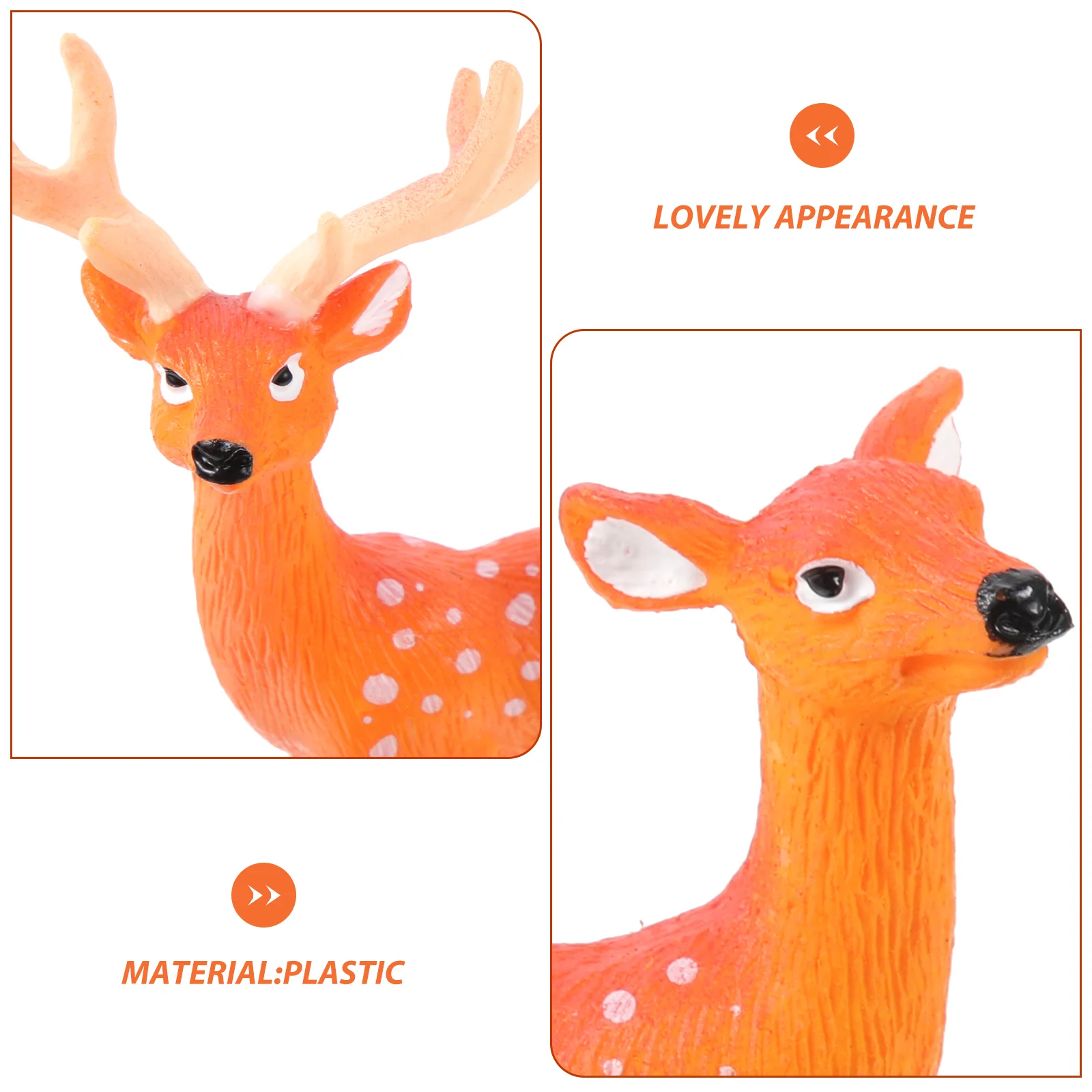 3pcs Mini Deer Decor Cute Desktop Ornaments For Cake Vehicle Office Brown Resin Deer Adornments Garden Sculpture
3pcs Mini Deer Decor Cute Desktop Ornaments For Cake Vehicle Office Brown Resin Deer Adornments Garden Sculpture