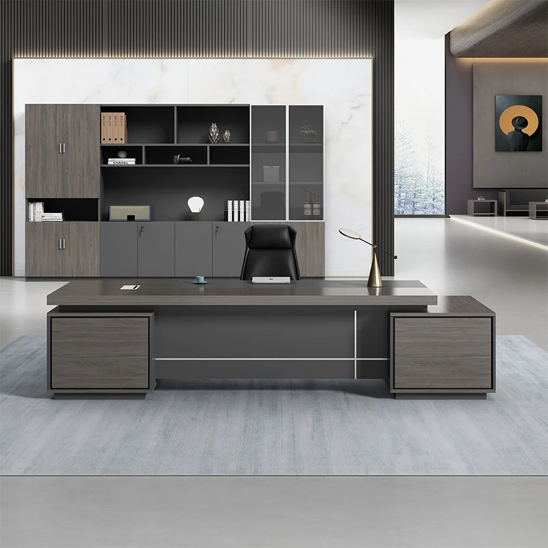 Light Luxury Storage Desk Boss Table Simple Modern Conference Accessories Desks Executive Cabinets Designer Muebles Furniture
Light Luxury Storage Desk Boss Table Simple Modern Conference Accessories Desks Executive Cabinets Designer Muebles Furniture
