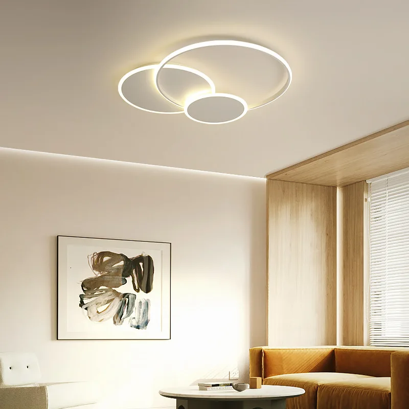 Simple Modern Led Ceiling Lamp For Bedroom Living Room Kitchen Study White Ring Round Remote Control Chandelier Light Fixture
Simple Modern Led Ceiling Lamp For Bedroom Living Room Kitchen Study White Ring Round Remote Control Chandelier Light Fixture