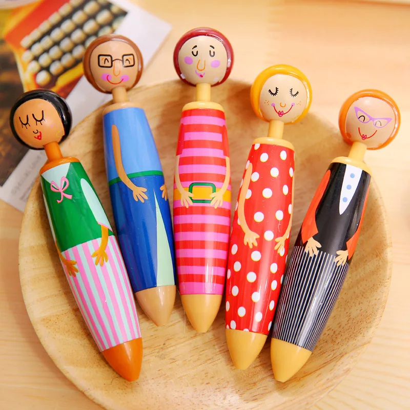 Cute Cartoon Doll Figure Ballpoint Pen Custom Logo Advertising Pen Novelty Student Writing Stationery Office School Gift Pen
Cute Cartoon Doll Figure Ballpoint Pen Custom Logo Advertising Pen Novelty Student Writing Stationery Office School Gift Pen
