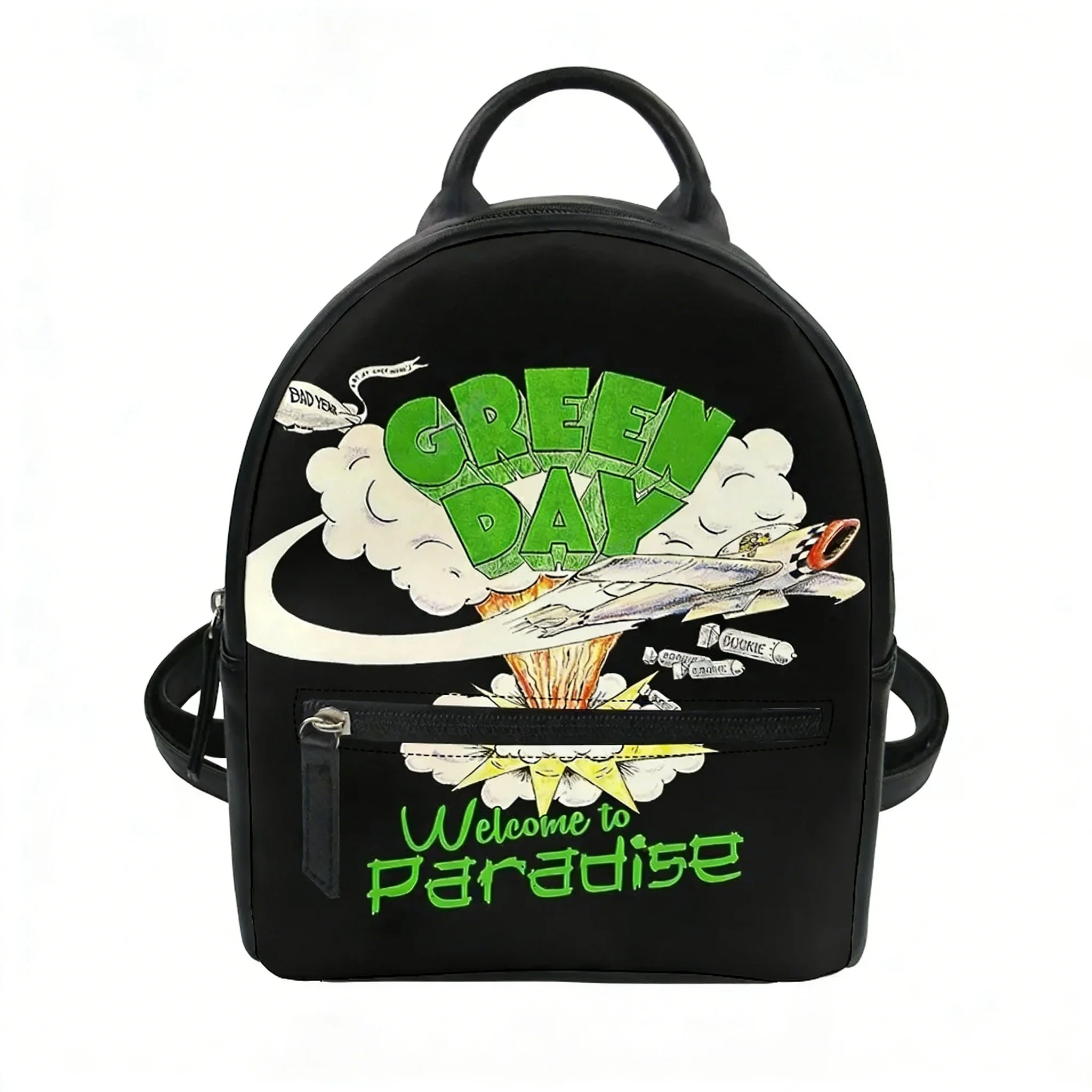 Green Day Punk Rock Band Custom Backpack Purse Women Carter Schoolbags Double Shoulder Bag Mini Daypack Leather Travel Bag
Green Day Punk Rock Band Custom Backpack Purse Women Carter Schoolbags Double Shoulder Bag Mini Daypack Leather Travel Bag
