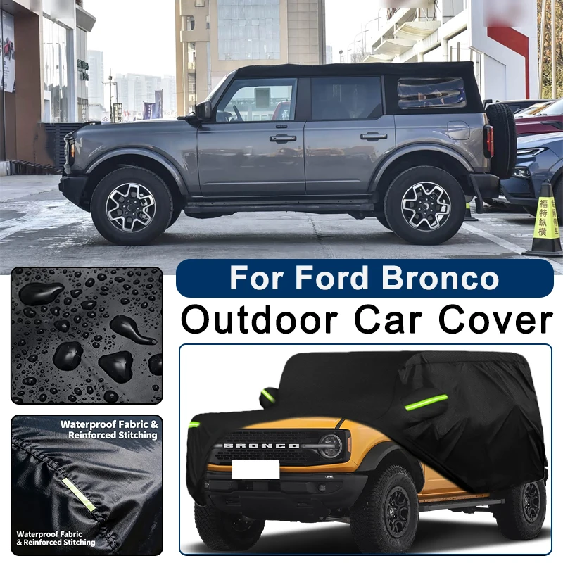 Outdoor Car Cover Waterproof Dustproof UV Sun Protection, Full Car Protector Exterior Accessories For Ford Bronco U725
Outdoor Car Cover Waterproof Dustproof UV Sun Protection, Full Car Protector Exterior Accessories For Ford Bronco U725