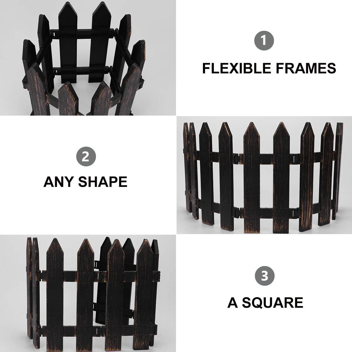 5pcs Plastic Decorative Fences Miniature L Fence for Garden Yard Christmas Display Flexible Frames ABS Material
5pcs Plastic Decorative Fences Miniature L Fence for Garden Yard Christmas Display Flexible Frames ABS Material
