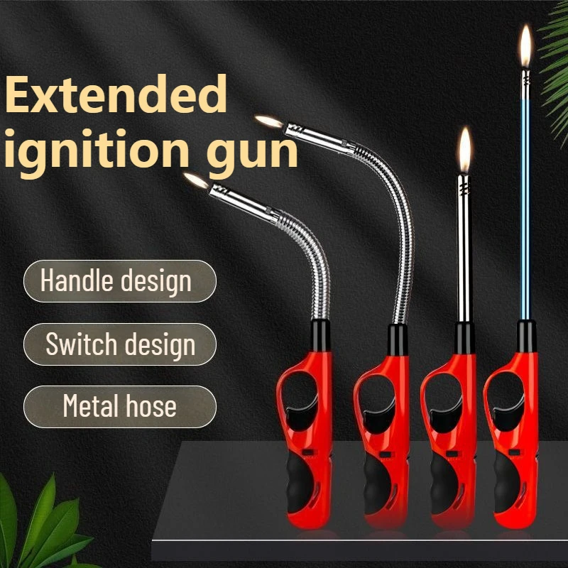 Latest Metal Extended Bent Pipe/straight Pipe Open Flame Household Kitchen Gas Stove Igniter Outdoor Barbecue Camping Igniter
Latest Metal Extended Bent Pipe/straight Pipe Open Flame Household Kitchen Gas Stove Igniter Outdoor Barbecue Camping Igniter