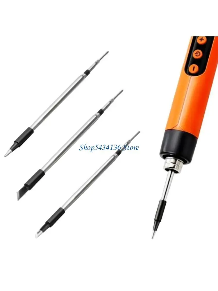 H7ED 3Pcs Premium Copper Soldering Iron Tip With Excellent Thermals Conductivity
H7ED 3Pcs Premium Copper Soldering Iron Tip With Excellent Thermals Conductivity