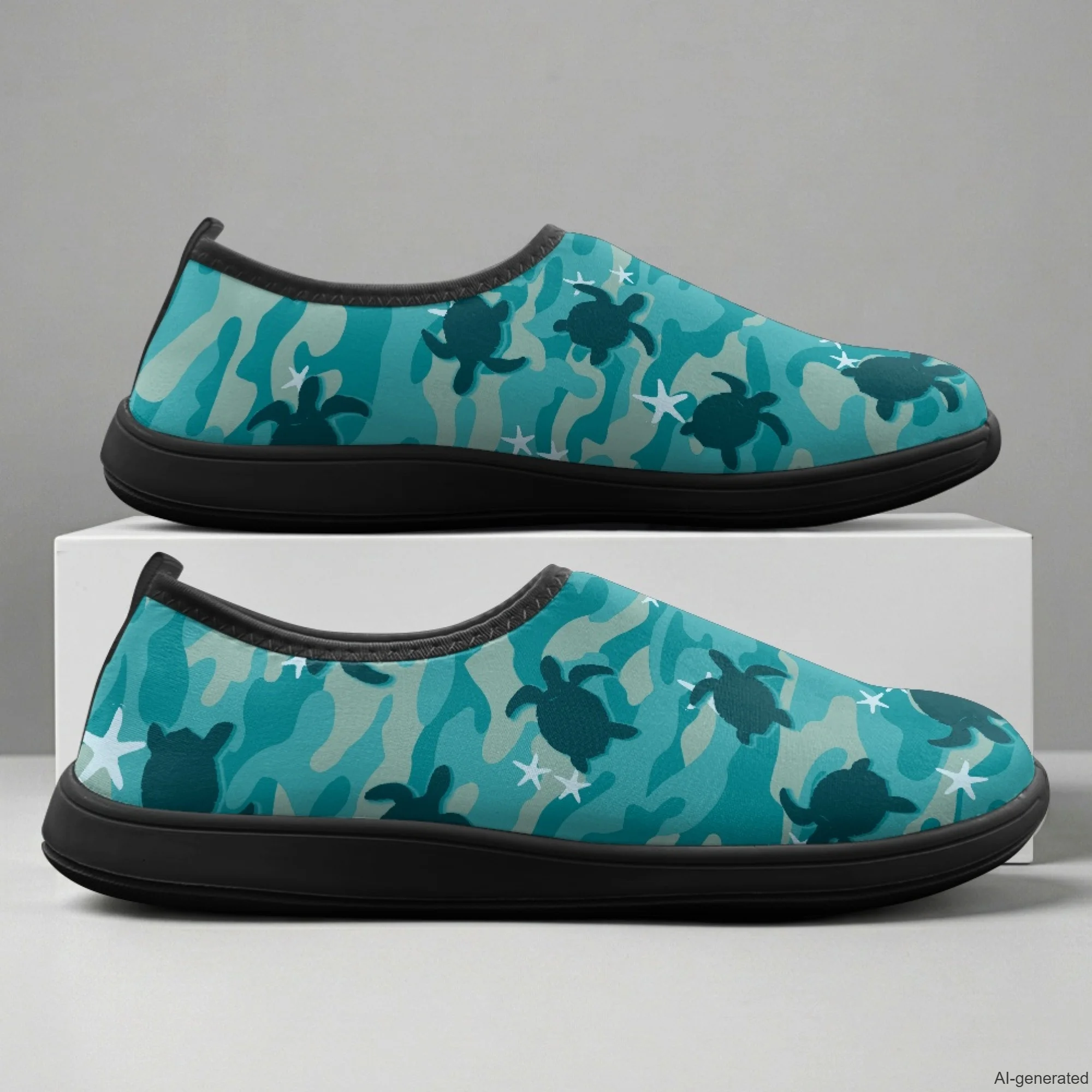 XIXIRIMIDO Slip-on Wide-toed Shoes Men's Breathable Mesh Shoes Sea Turtle Print Womens Fashion Sneakers Walking Shoes 36-46
XIXIRIMIDO Slip-on Wide-toed Shoes Men's Breathable Mesh Shoes Sea Turtle Print Womens Fashion Sneakers Walking Shoes 36-46