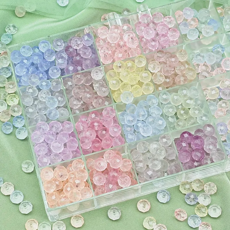 50PCS Prismatic Glass Beads Bulk Transparent Crystal Loose Beads for DIY Jewelry Making Ancient Style Hairpin Accessories
50PCS Prismatic Glass Beads Bulk Transparent Crystal Loose Beads for DIY Jewelry Making Ancient Style Hairpin Accessories