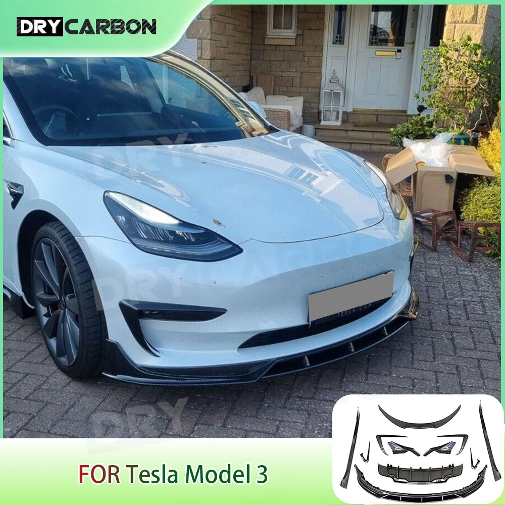 for Tesla Model 3 Car Body Kits Accessories Gloss Black Front Bumper Lip Rear Diffuser Side Skirts Rocker Panels Rear Spoiler
for Tesla Model 3 Car Body Kits Accessories Gloss Black Front Bumper Lip Rear Diffuser Side Skirts Rocker Panels Rear Spoiler
