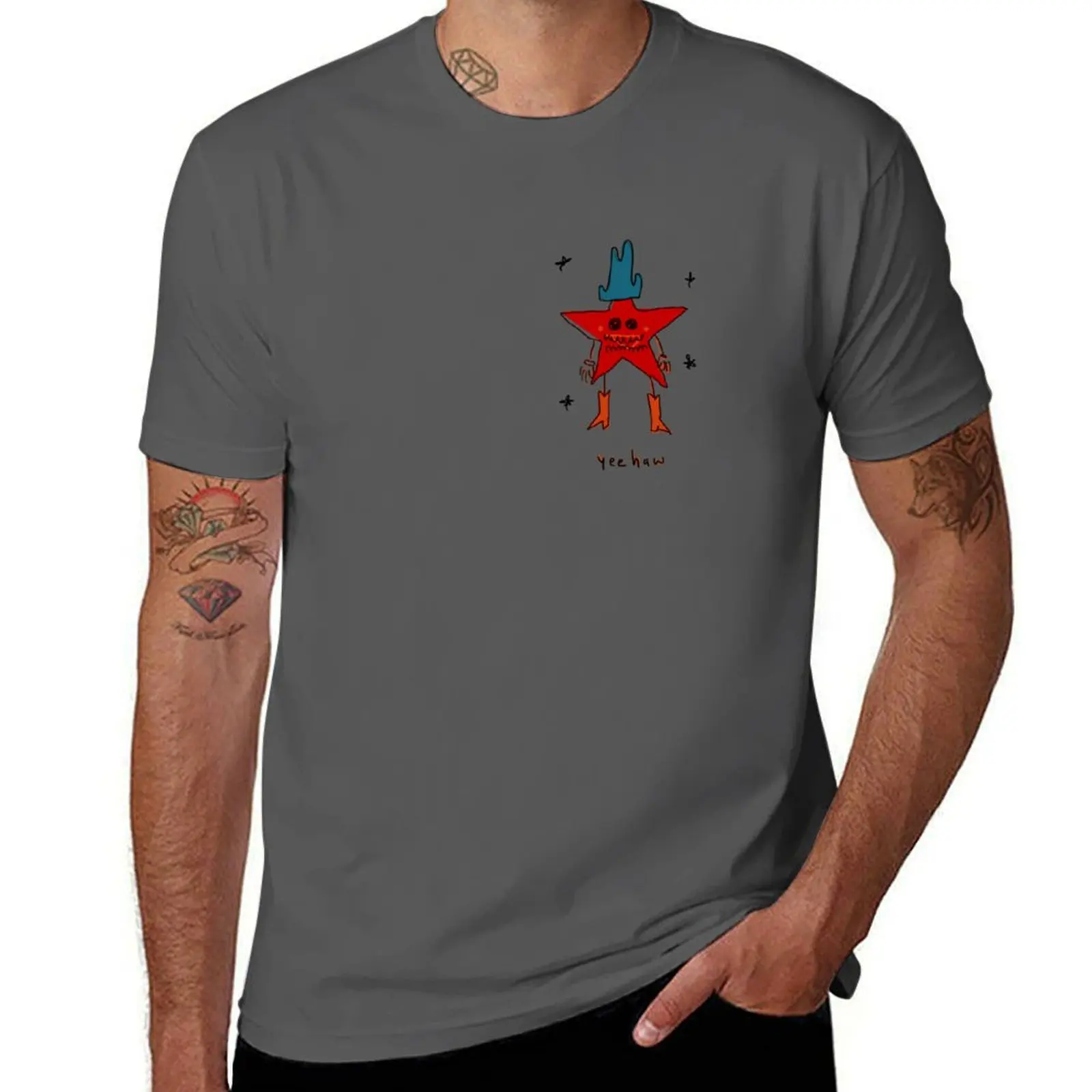 Creepy Cowboy Star Guy T-Shirt Independence Day Short Sleeve T-Shirt
Creepy Cowboy Star Guy T-Shirt Independence Day Short Sleeve T-Shirt