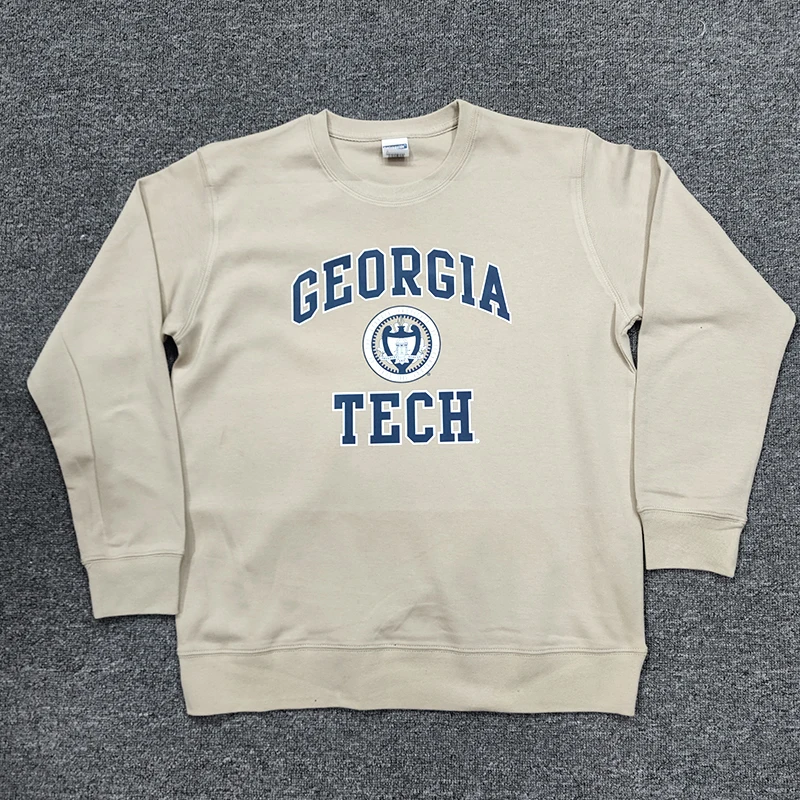 Georgia Tech Fleece Lined Long Sleeve Loose Fit Sweatshirt Thin Autumn Winter Casual Streetwear Printed round Neck Hoodie
Georgia Tech Fleece Lined Long Sleeve Loose Fit Sweatshirt Thin Autumn Winter Casual Streetwear Printed round Neck Hoodie