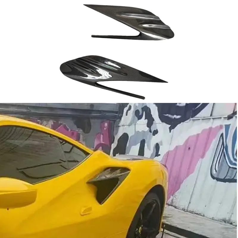 Для Ferrari F8: Модернизированные элементы кузова, ветровые дефлекторы M-типа, боковые воздухозаборники из сухого карбона, изготовленные на заказ
Для Ferrari F8: Модернизированные элементы кузова, ветровые дефлекторы M-типа, боковые воздухозаборники из сухого карбона, изготовленные на заказ