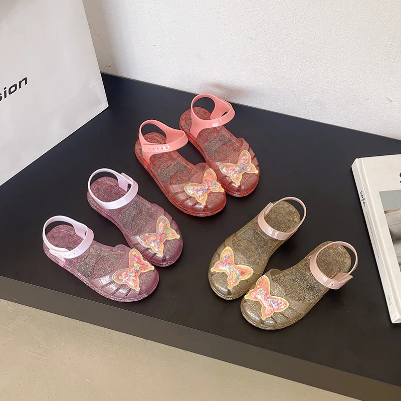 Summer Sandals New Jelly Butterfly Girl Shoes Cartoon Cute Simple Princess Shoe Soft Beach Anti Slip Comfort Roman Shoes 2025
Summer Sandals New Jelly Butterfly Girl Shoes Cartoon Cute Simple Princess Shoe Soft Beach Anti Slip Comfort Roman Shoes 2025
