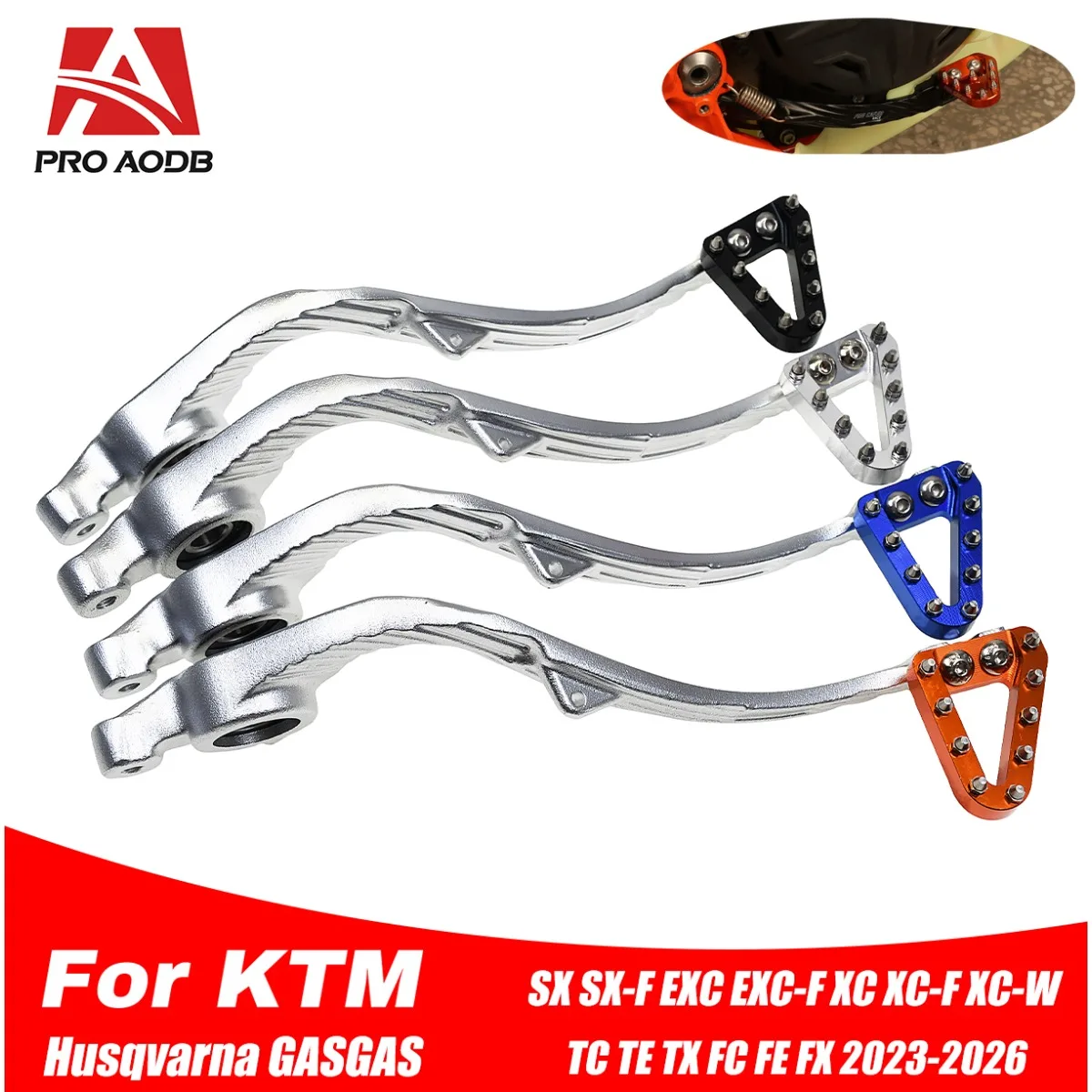 Motorcycle Foot Brake Lever For KTM SX SX-F XW-F XC XC-F XC-W EXC EXC-F Six Days CKD 125 150 250 300 350 450 500 2023-2026
Motorcycle Foot Brake Lever For KTM SX SX-F XW-F XC XC-F XC-W EXC EXC-F Six Days CKD 125 150 250 300 350 450 500 2023-2026