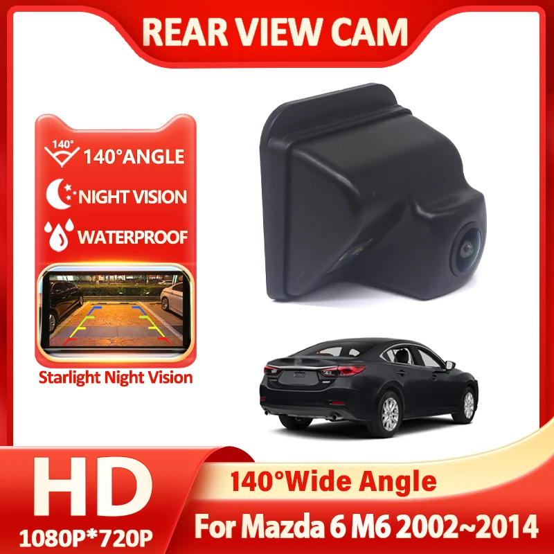 HD 1080P 140 Degrees Fisheye Car Reverse Backup Rear View Camera For Mazda 6 M6 2002~2010 2011 2012 2013 2014 Accessories
HD 1080P 140 Degrees Fisheye Car Reverse Backup Rear View Camera For Mazda 6 M6 2002~2010 2011 2012 2013 2014 Accessories