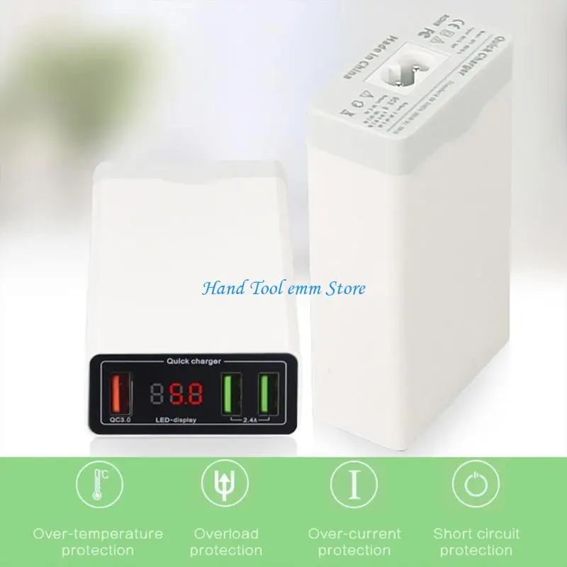 H37F Quick QC3.0 USB Clip Adapter Fast Charging Block 12V-36V with Voltmeter for Android Phone Tablets
H37F Quick QC3.0 USB Clip Adapter Fast Charging Block 12V-36V with Voltmeter for Android Phone Tablets