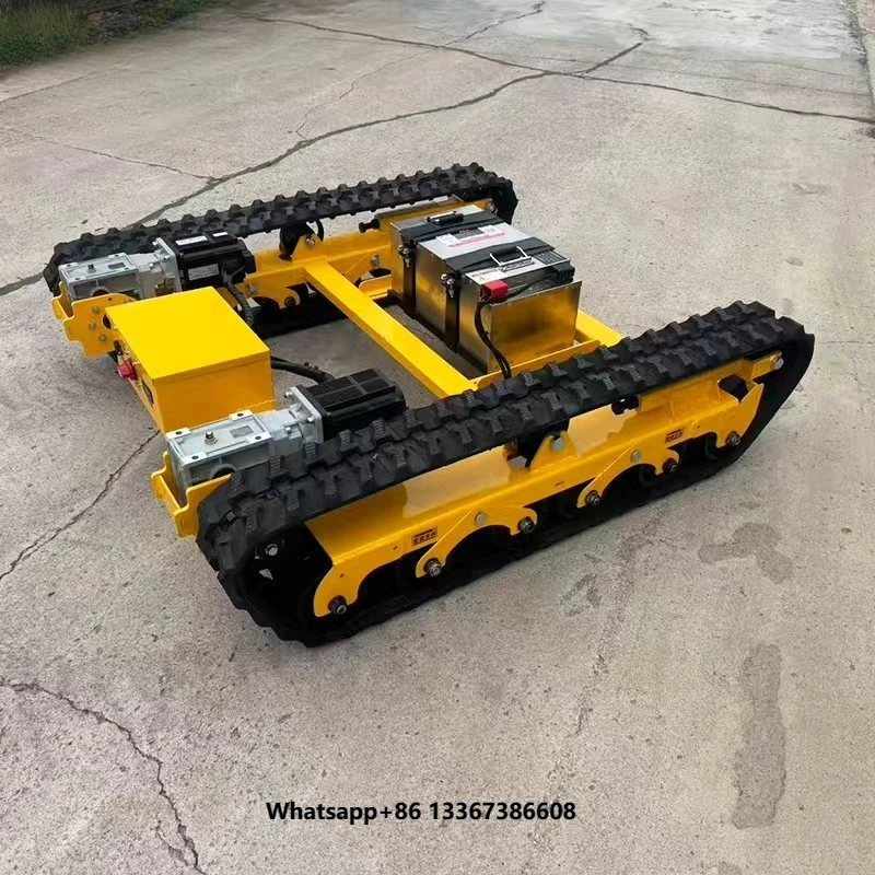 Customizable Track Chassis with Electric Rubber Design Offering OEM and ODM Solutions for Engineering Agriculture Robotics
Customizable Track Chassis with Electric Rubber Design Offering OEM and ODM Solutions for Engineering Agriculture Robotics