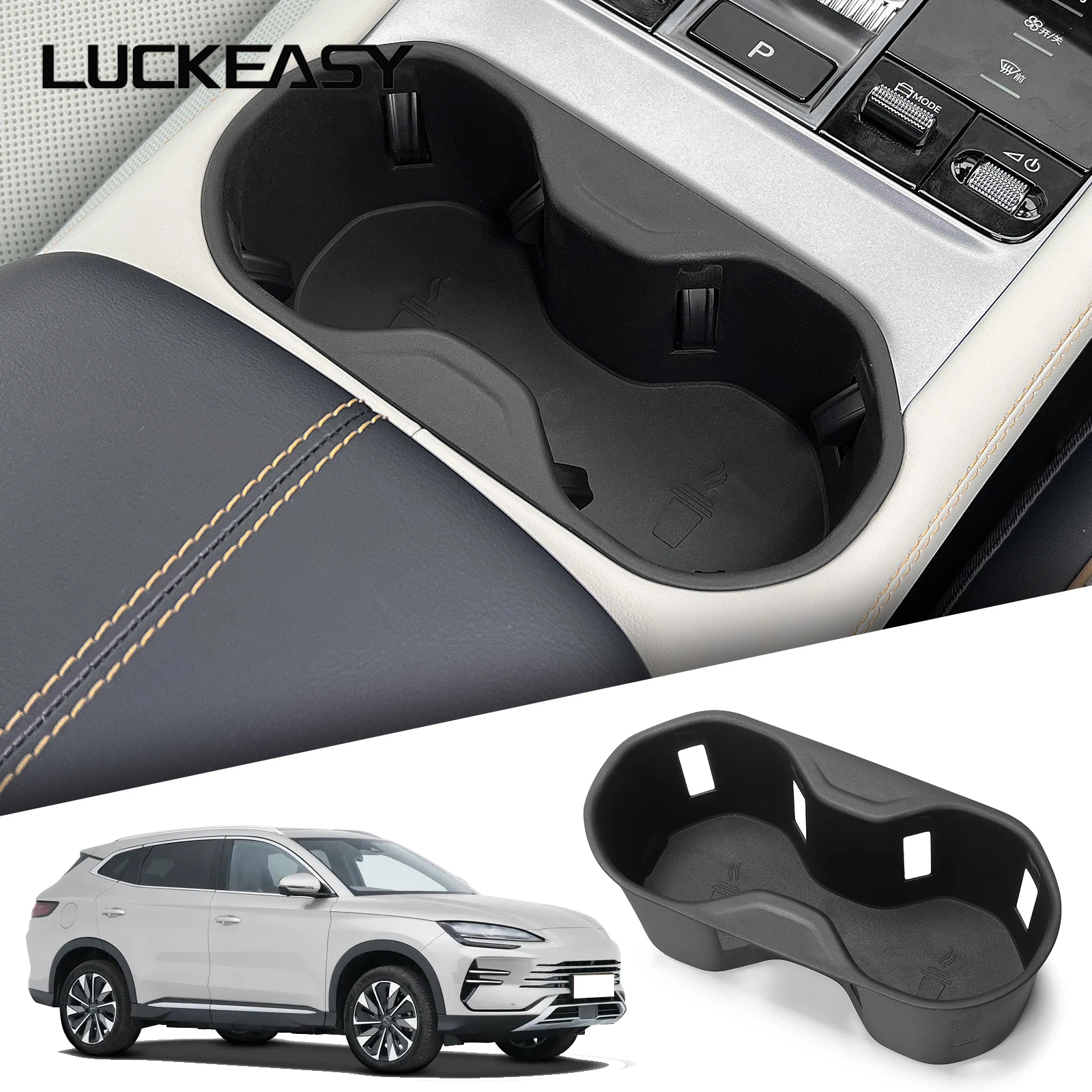 for BYD Song Plus 2023-2025 Central Control Water Cup Holder Auto Interior Accessories TPE Car Drinks Holder Storage Tray
for BYD Song Plus 2023-2025 Central Control Water Cup Holder Auto Interior Accessories TPE Car Drinks Holder Storage Tray