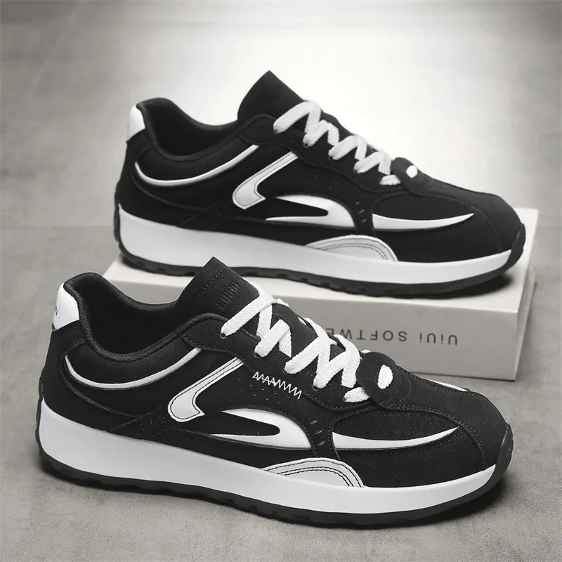 New Men's Chunky Sole Sneakers Breathable Casual Shoes Comfortable All-Season Lace Up Pure Color Fashion Daily Walking Footwear
New Men's Chunky Sole Sneakers Breathable Casual Shoes Comfortable All-Season Lace Up Pure Color Fashion Daily Walking Footwear