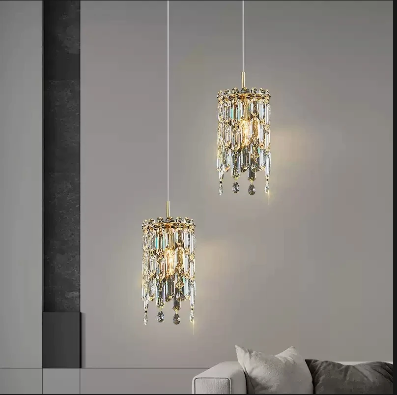 Nordic Crystal Ceiling Chandelier Transparent Lustre Pendant Light for Dining Table Bedroom Bedside Bar Led Hanging Lamp
Nordic Crystal Ceiling Chandelier Transparent Lustre Pendant Light for Dining Table Bedroom Bedside Bar Led Hanging Lamp