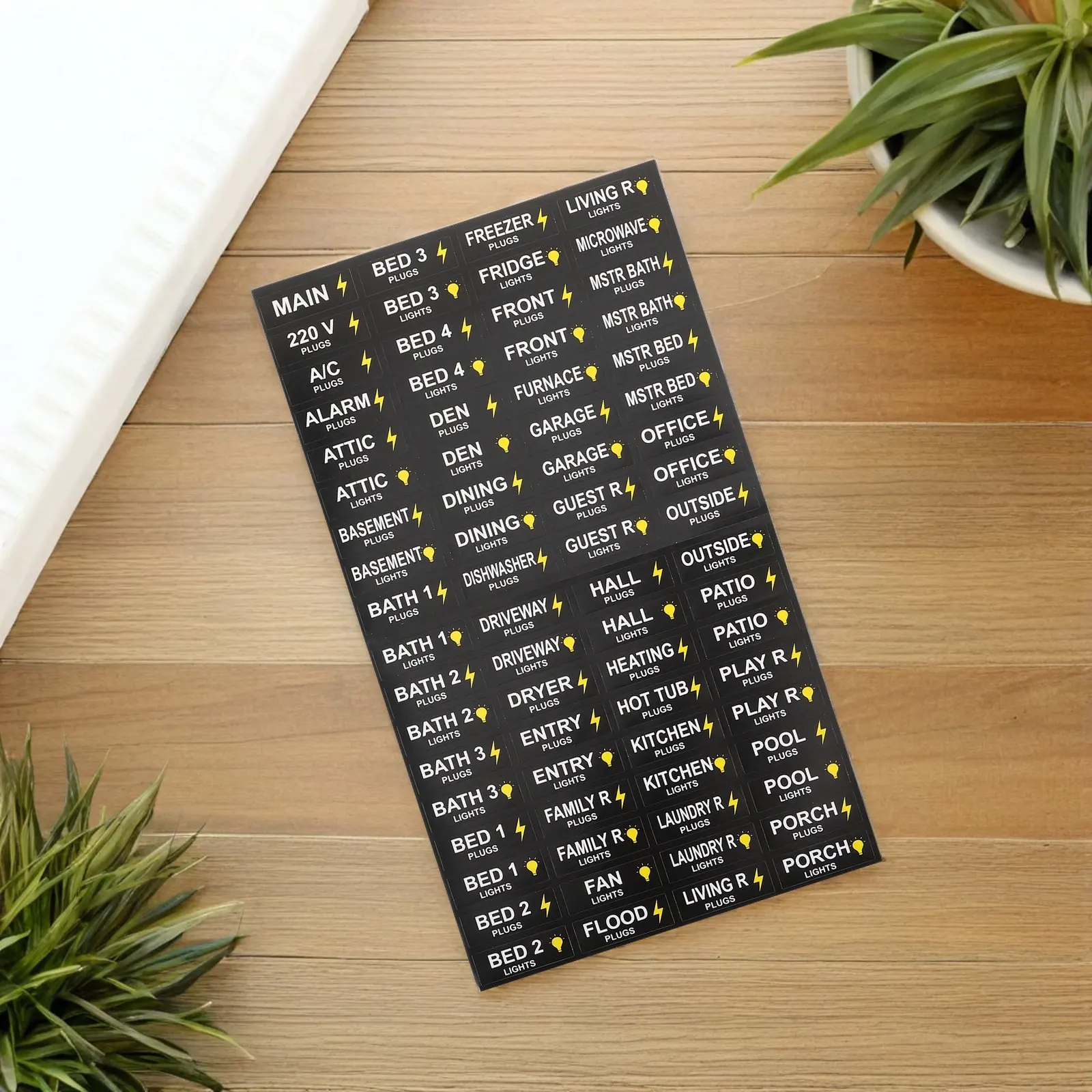 3Sets Electrical Panel Labels Breaker Box Number Stickers Waterproof Self-Adhesive Fuse Box Sticker Catalog Load Center
3Sets Electrical Panel Labels Breaker Box Number Stickers Waterproof Self-Adhesive Fuse Box Sticker Catalog Load Center