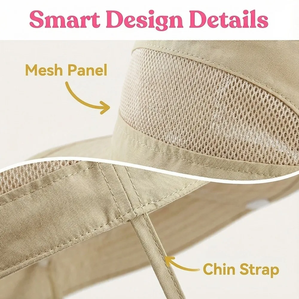 Casual Breathable Sun Hat Big Brim Thin Bucket Hat UV-Protective Fisherman Hat Children
Casual Breathable Sun Hat Big Brim Thin Bucket Hat UV-Protective Fisherman Hat Children