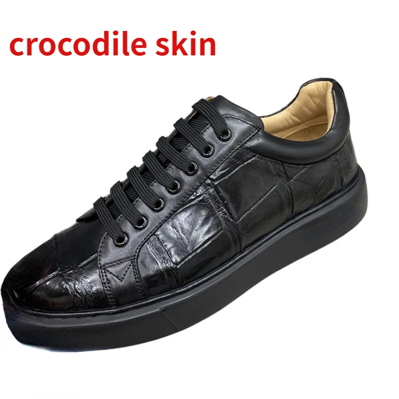 Crocodile Skin Loafers Genuine Leather Sewing Breathable Casual Shoes for Men Fashion Korean Lightweight Sole Sports Board Shoes
Crocodile Skin Loafers Genuine Leather Sewing Breathable Casual Shoes for Men Fashion Korean Lightweight Sole Sports Board Shoes