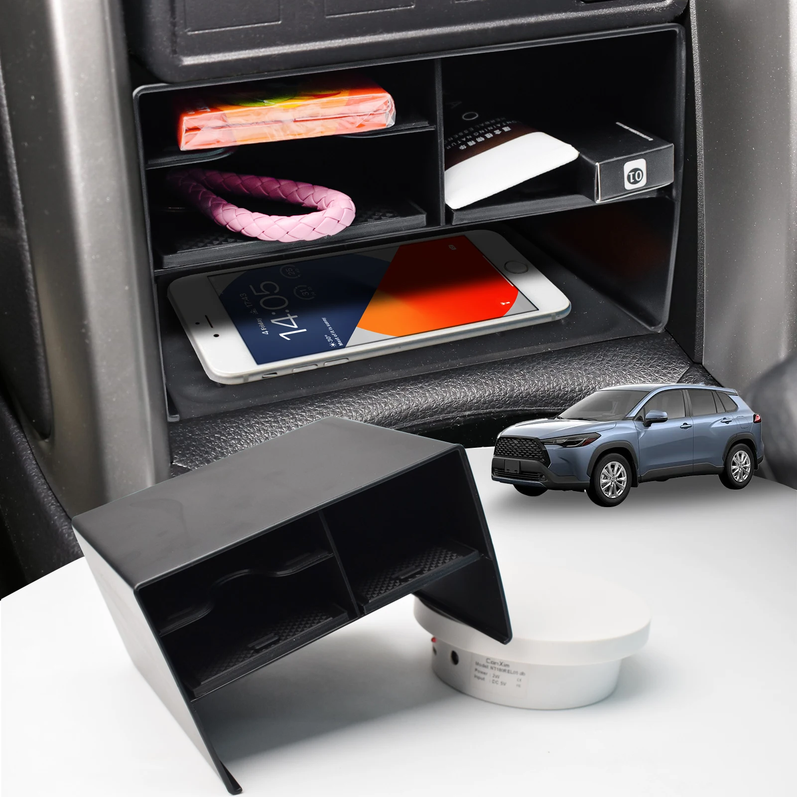 For 2022-2025 Toyota Corolla Cross Center Console Organizer Tray Secondary Armrest Box Storage Accessories Car Storage Organizer
For 2022-2025 Toyota Corolla Cross Center Console Organizer Tray Secondary Armrest Box Storage Accessories Car Storage Organizer