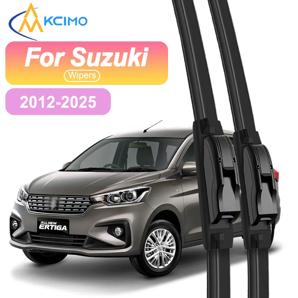 2PCS Silent Beam Wiper Blades for Suzuki Ertiga ZE NC 2012-2025 Noiseless All Weather Silent Brush Window Accessories
2PCS Silent Beam Wiper Blades for Suzuki Ertiga ZE NC 2012-2025 Noiseless All Weather Silent Brush Window Accessories