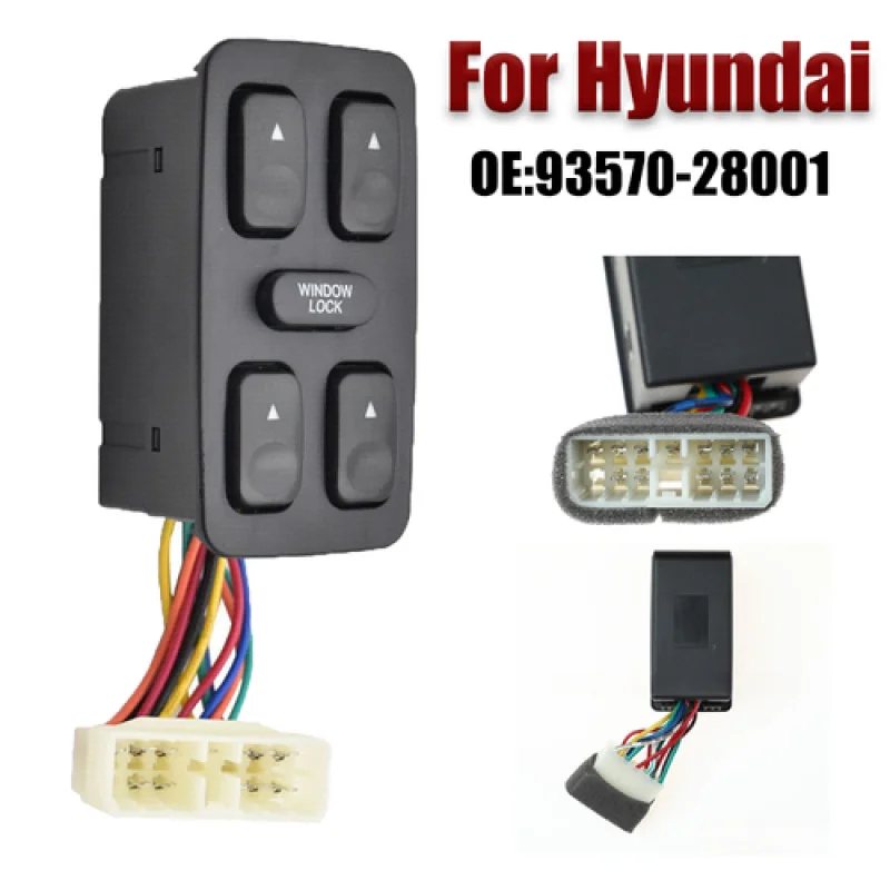 A+ ABS Car Window Master Control Switch 93570-28001 For Hyundai Elantra 1992-1994
A+ ABS Car Window Master Control Switch 93570-28001 For Hyundai Elantra 1992-1994