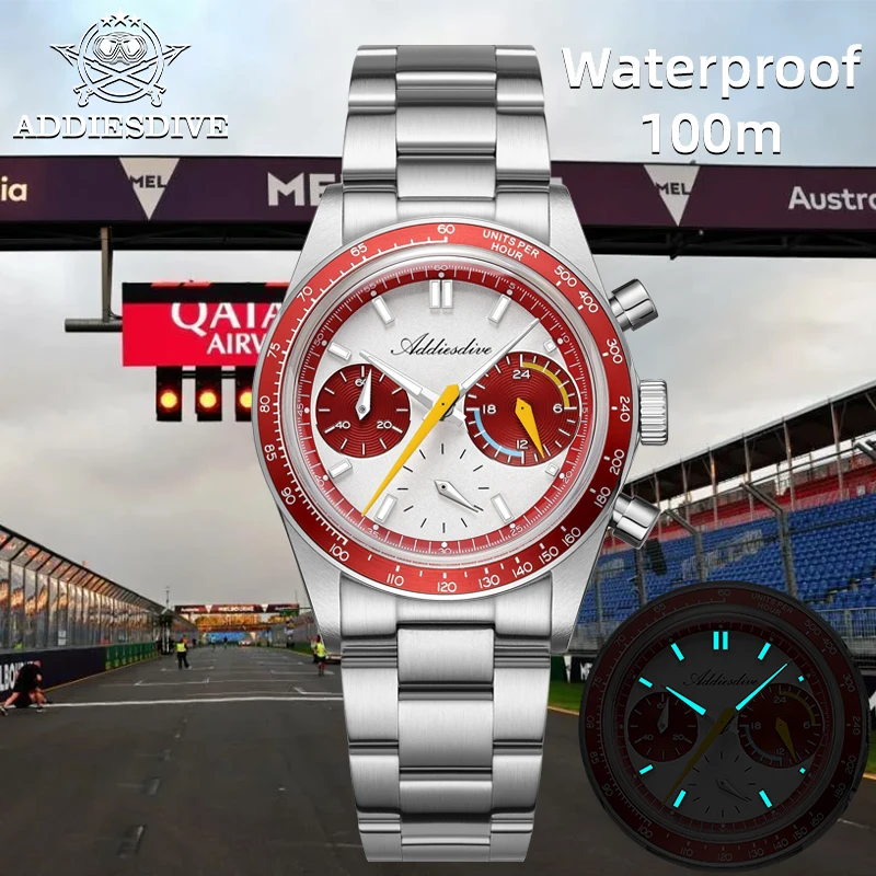 ADDIESDIVE Роскошные кварцевые часы VK63 Многофункциональный хронограф AR-покрытие Красочные Reloj Hombre AD2539 100 м Водонепроницаемые светящиеся
ADDIESDIVE Роскошные кварцевые часы VK63 Многофункциональный хронограф AR-покрытие Красочные Reloj Hombre AD2539 100 м Водонепроницаемые светящиеся