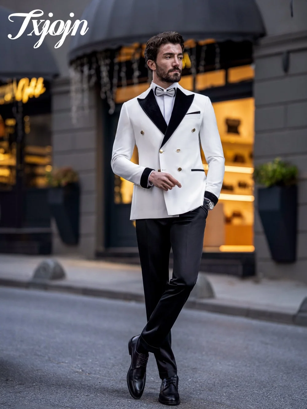 Classic Arrow Lapel Men Suit Set 2 PCS Formal Men's Tuxedos Suit Elegant Double Breasted Office Suit Men For Groom Suit Customiz
Classic Arrow Lapel Men Suit Set 2 PCS Formal Men's Tuxedos Suit Elegant Double Breasted Office Suit Men For Groom Suit Customiz