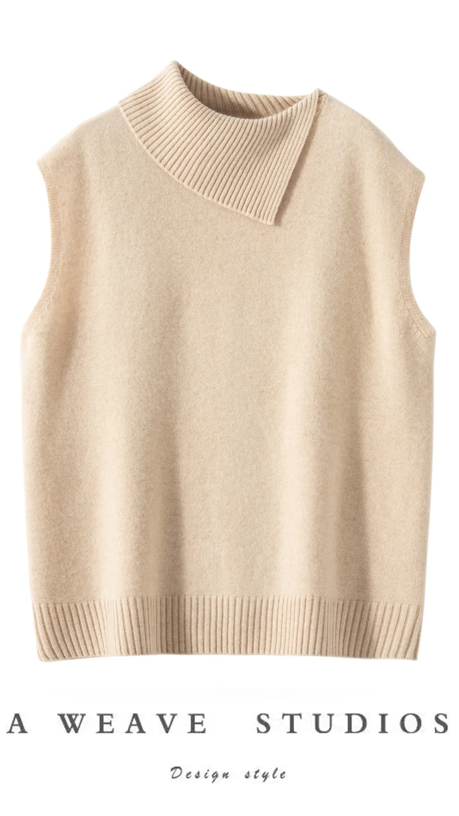 Chic Women Sweater Vest Pullover Autumn Winter Waistcoat 100% Cashmere Vest Sleeveless Clothes Asymmetry Lapel Warm Layering Top
Chic Women Sweater Vest Pullover Autumn Winter Waistcoat 100% Cashmere Vest Sleeveless Clothes Asymmetry Lapel Warm Layering Top