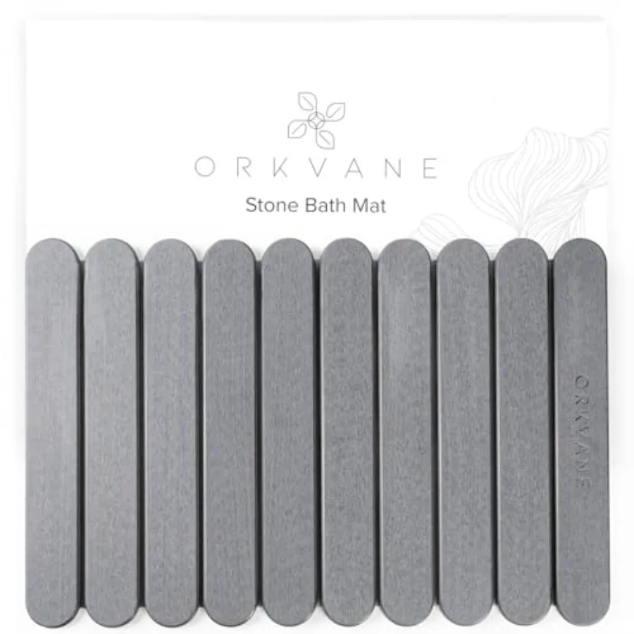 Large Stone Bath Mat 28" x 19" Foldable Diatomaceous Earth Bath Mat for Bathroom Quick Dry Super Absorbent Non-Slip Easy to Cle
Large Stone Bath Mat 28" x 19" Foldable Diatomaceous Earth Bath Mat for Bathroom Quick Dry Super Absorbent Non-Slip Easy to Cle