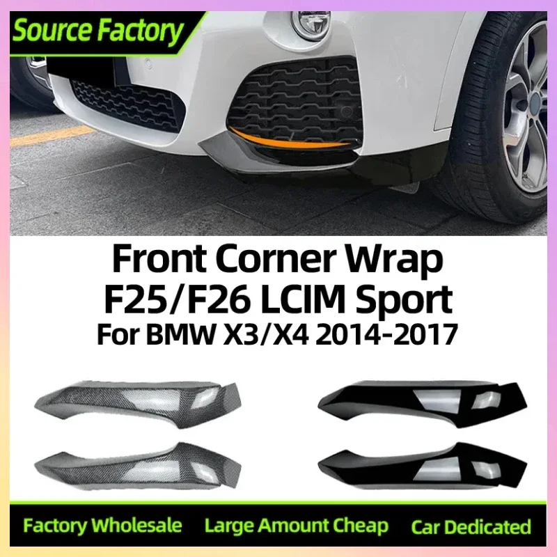 Interior Mouldings Suitable For BMW X3 X4 F25 F26 Sport 2014-2017 Front Bumper Corner Car Sticker Exterior Modification Accessor
Interior Mouldings Suitable For BMW X3 X4 F25 F26 Sport 2014-2017 Front Bumper Corner Car Sticker Exterior Modification Accessor