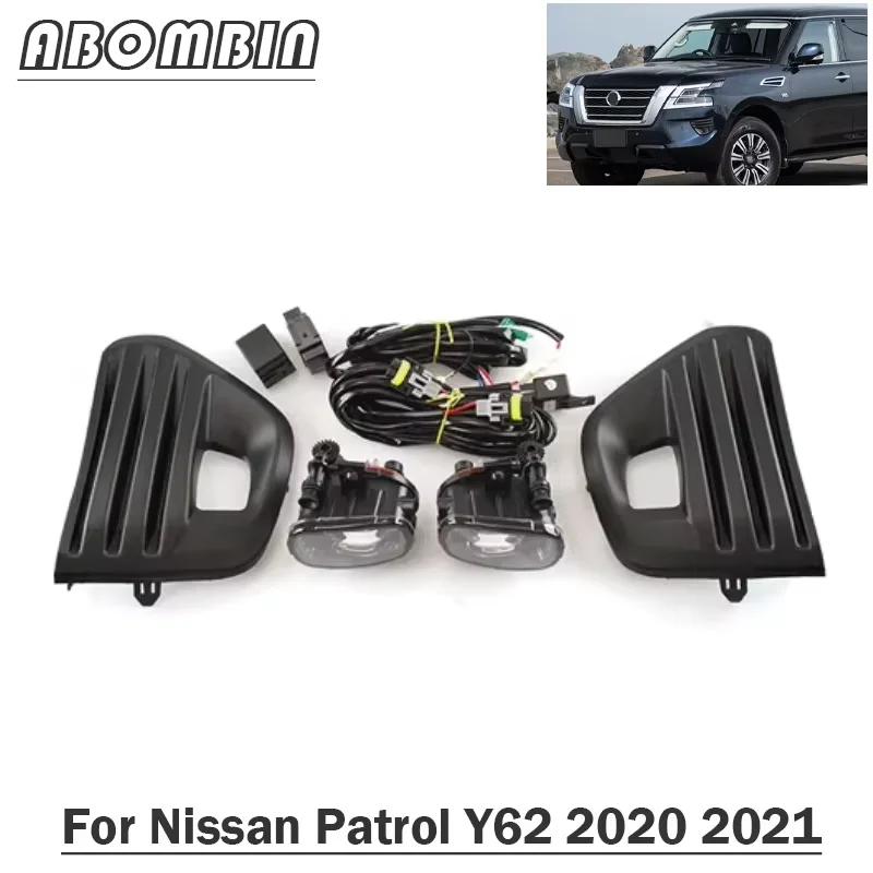 Car Front Bumper Lamp Daytime Running Light Halogen LED Fog Light Assembly Wiring Harness Kit For Nissan Patrol Y62 2020 2021
Car Front Bumper Lamp Daytime Running Light Halogen LED Fog Light Assembly Wiring Harness Kit For Nissan Patrol Y62 2020 2021