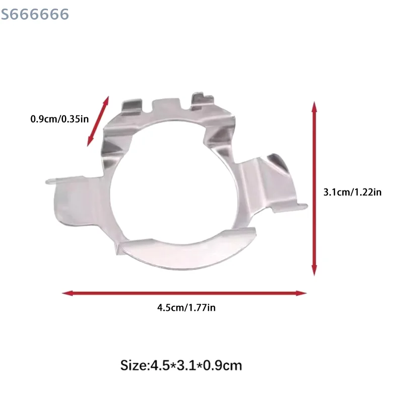 2Pcs H7 LED Headlight Lamp Adapter Socket Base Retainer Holder for Touareg Octavia A5 ML350 - Automotive Lighting Accessory
2Pcs H7 LED Headlight Lamp Adapter Socket Base Retainer Holder for Touareg Octavia A5 ML350 - Automotive Lighting Accessory