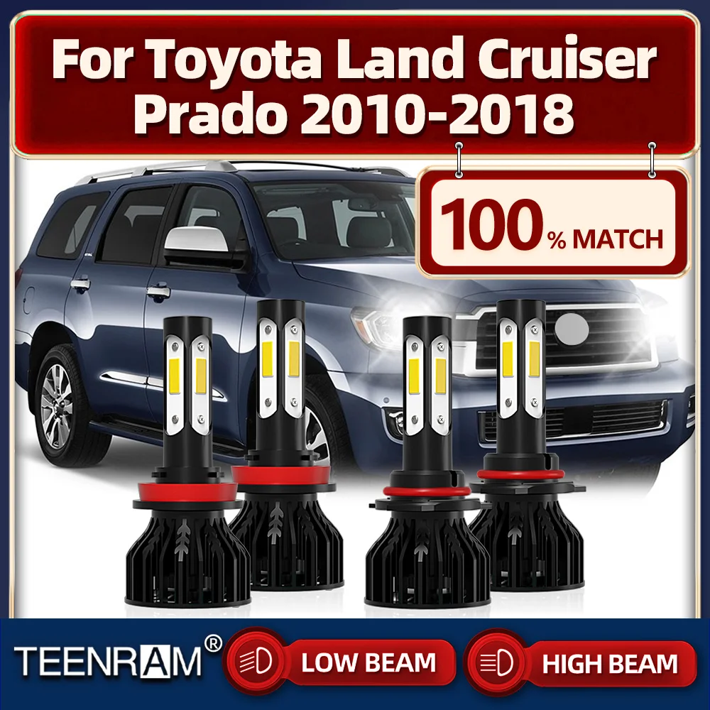 Светодиодные автомобильные фары 40000LM Автомобильные фары 12 В дальнего ближнего света для Toyota Land Cruiser Prado 2010-2012 2013 2014 2015 2016 2017 2018
Светодиодные автомобильные фары 40000LM Автомобильные фары 12 В дальнего ближнего света для Toyota Land Cruiser Prado 2010-2012 2013 2014 2015 2016 2017 2018