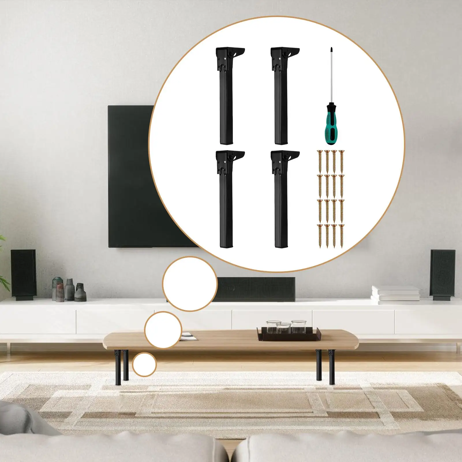 Metal Table Legs 4 Pieces Replacement Legs For Camping Table Furniture Feet With Rubber Floor Protector For Cabinet Sofa Dresser
Metal Table Legs 4 Pieces Replacement Legs For Camping Table Furniture Feet With Rubber Floor Protector For Cabinet Sofa Dresser