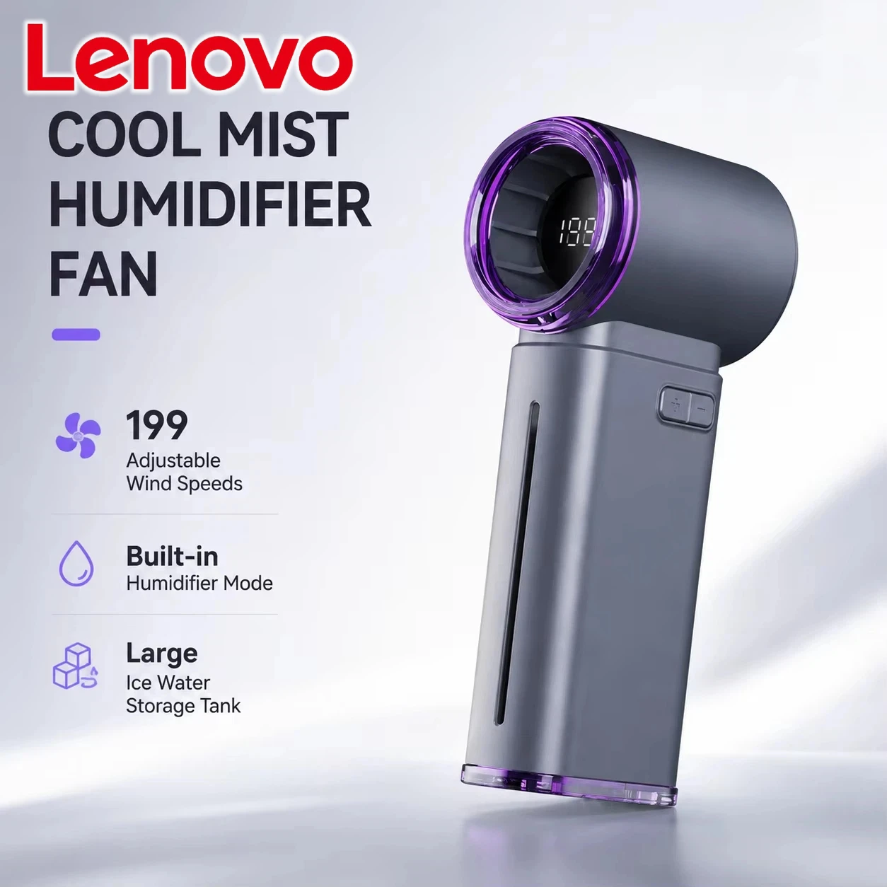 Lenovo Portable Mist Cool Fan Humidifier Ice Water Instant Cooler 199 Speed Turbo Handheld Fan Rechargeable Air Conditioner Fan
Lenovo Portable Mist Cool Fan Humidifier Ice Water Instant Cooler 199 Speed Turbo Handheld Fan Rechargeable Air Conditioner Fan