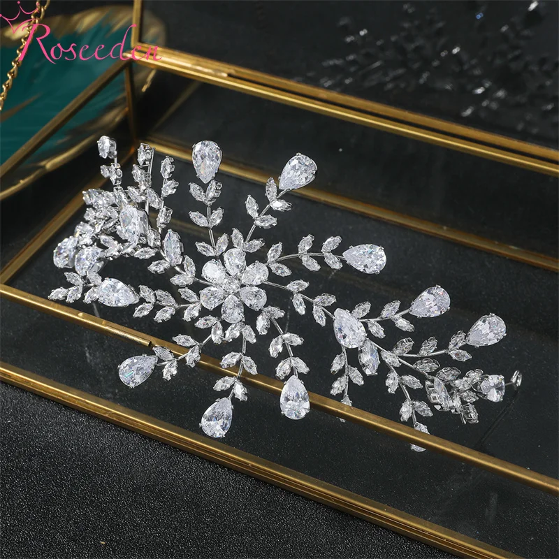 Wedding Hair Jewelry Fashion Cubic Zirconia Tiara CZ Double Layer Bridal Headbands RE6103
Wedding Hair Jewelry Fashion Cubic Zirconia Tiara CZ Double Layer Bridal Headbands RE6103