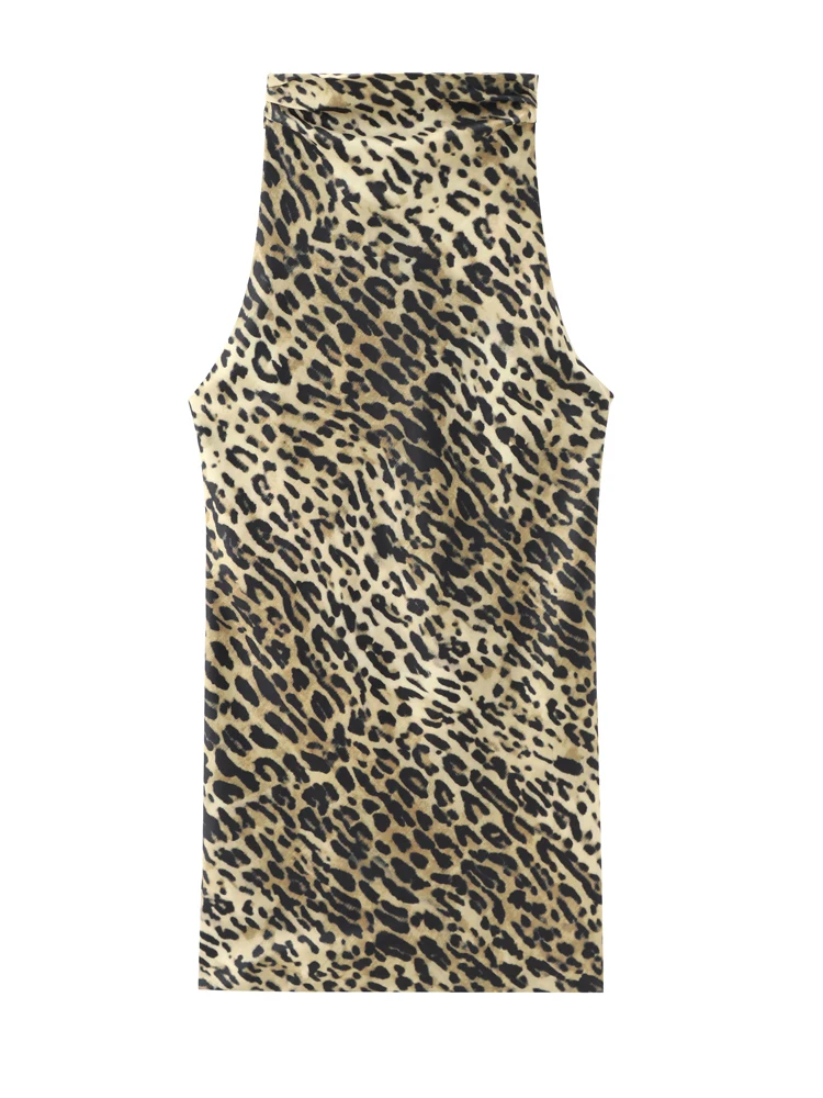 KAOPU ZA Women open back animal print mini dress vintage halter neck off-the-shoulder female dresses vestidos mujer
KAOPU ZA Women open back animal print mini dress vintage halter neck off-the-shoulder female dresses vestidos mujer