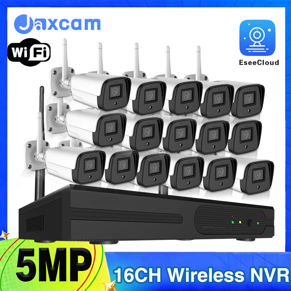 16-канальный NVR-комплект с 5-мегапиксельными Wi-Fi IP-камерами для видеонаблюдения, с функцией обнаружения человека, ночным видением, односторонней аудиосвязью, беспроводная система CCTV EseeCloud
16-канальный NVR-комплект с 5-мегапиксельными Wi-Fi IP-камерами для видеонаблюдения, с функцией обнаружения человека, ночным видением, односторонней аудиосвязью, беспроводная система CCTV EseeCloud
