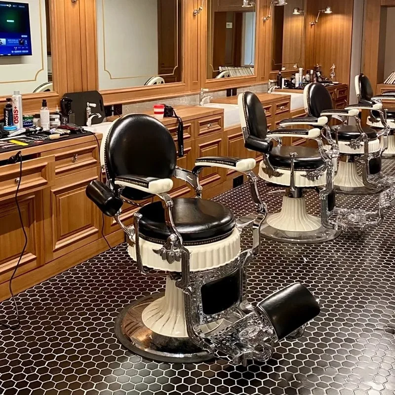 Barber shop chair retro oil head big chair hair salon chair hair salon special men's hair cutting
Barber shop chair retro oil head big chair hair salon chair hair salon special men's hair cutting