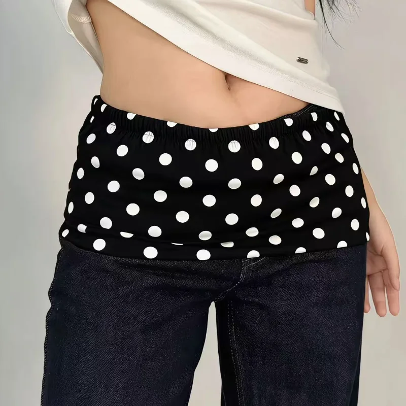 Women's Polka Dot Layered Puff Skirt Black And White Elastic Waist Casual Hip-covering Streetwear Mini Skirt Jeans Accessories
Women's Polka Dot Layered Puff Skirt Black And White Elastic Waist Casual Hip-covering Streetwear Mini Skirt Jeans Accessories