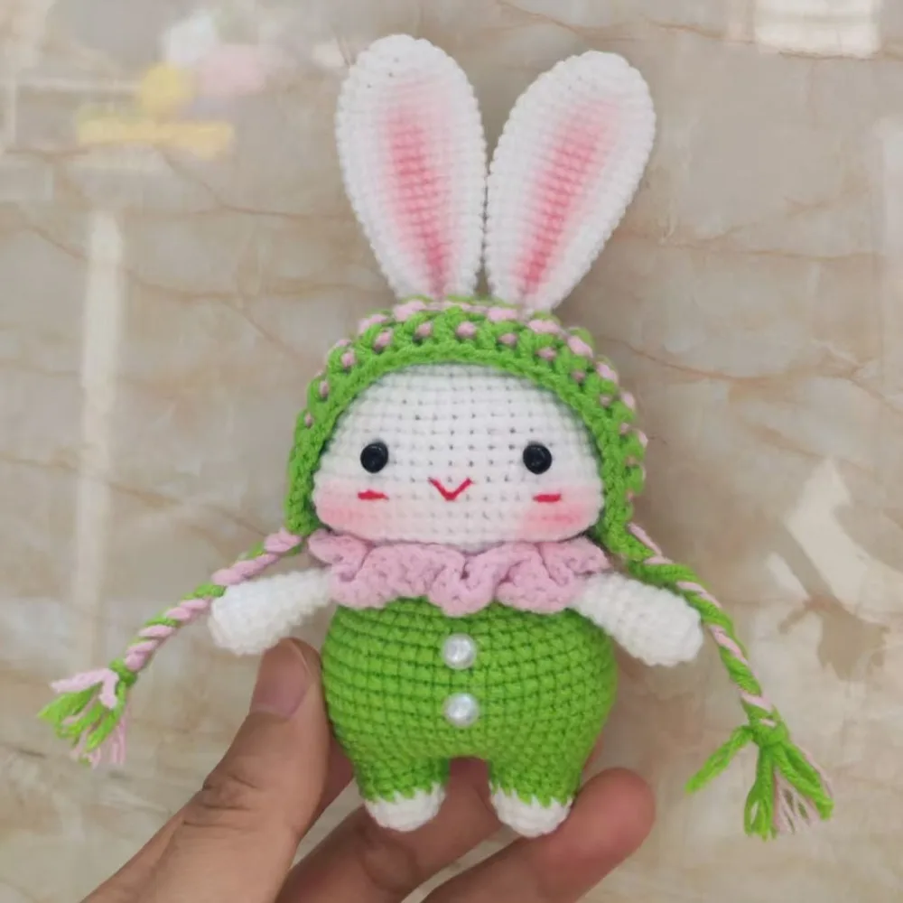 New Style Finshed Handmade Crochet Colorful Rabbit Doll with Hat , Knitted Rabbit Pendant , Crochet Doll,crochet Supplies
New Style Finshed Handmade Crochet Colorful Rabbit Doll with Hat , Knitted Rabbit Pendant , Crochet Doll,crochet Supplies